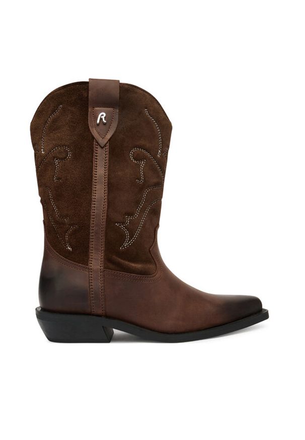 Replay - REPLAY Kowbojki GWN99.000.C0005L Brązowy. Kolor: brązowy. Materiał: skóra