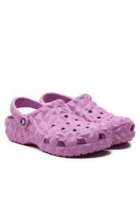 Crocs Klapki Classic Geometric Clog 209563 Różowy. Kolor: różowy