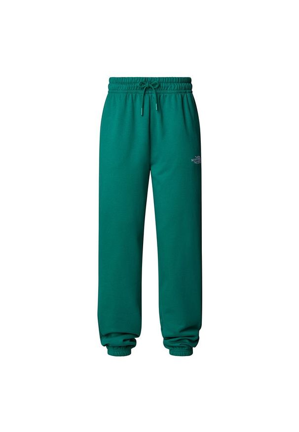 Spodnie The North Face Essential Jogger 0A8A6KNL11 - zielone. Kolor: zielony. Materiał: dresówka, materiał, bawełna