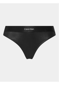 Calvin Klein Swimwear Dół od bikini KW0KW02288 Czarny. Kolor: czarny. Materiał: syntetyk