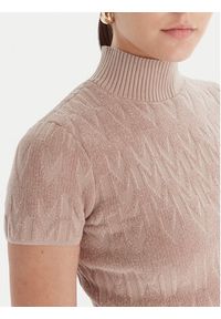 Marciano Guess Sweter 5BGR05 5661Z Beżowy Regular Fit. Kolor: beżowy. Materiał: syntetyk #4