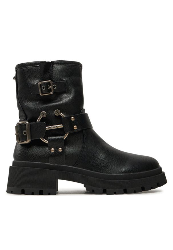 MEXX Botki MI001713043W Czarny. Kolor: czarny. Materiał: skóra