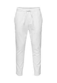 Only & Sons Spodnie materiałowe 22024966 Biały Tapered Fit. Kolor: biały. Materiał: bawełna #9