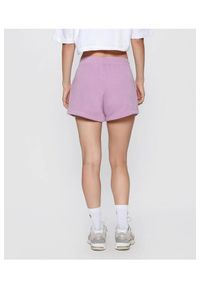 Spodenki sportowe damskie Champion Shorts. Kolor: fioletowy. Materiał: bawełna, poliester. Długość: krótkie