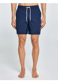 Big-Star - Szorty kąpielowe męskie granatowe Rafone 403. Kolor: niebieski. Materiał: guma #1
