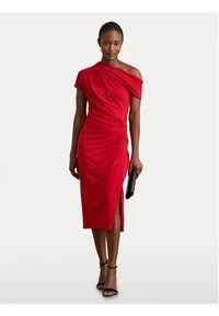 Lauren Ralph Lauren - LAUREN RALPH LAUREN Sukienka koktajlowa 200980223001 Czerwony Slim Fit. Kolor: czerwony. Materiał: syntetyk. Styl: wizytowy #5