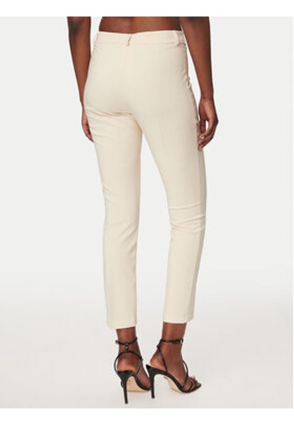 Rinascimento Spodnie materiałowe CFC0128650003 Beżowy Regular Fit. Kolor: beżowy. Materiał: syntetyk