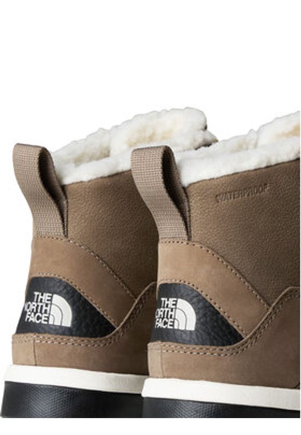 The North Face Botki NF0A4T3X8IU1 Brązowy. Kolor: brązowy. Materiał: zamsz, skóra