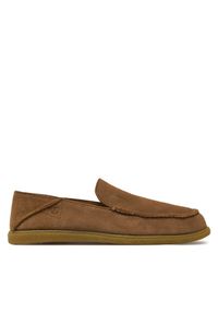 Mokasyny Clarks. Kolor: brązowy