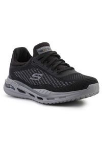 skechers - Buty Skechers Arch Fit Orvan-Trayver 210434-BLK czarne. Kolor: czarny. Szerokość cholewki: normalna. Wzór: geometria