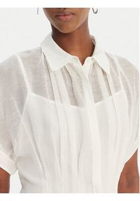 BOSS Sukienka koszulowa Davinata 50559733 Biały Regular Fit. Kolor: biały. Materiał: wiskoza. Typ sukienki: koszulowe #2