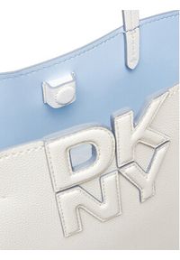 DKNY Torebka R51AAJ38 Szary. Kolor: szary. Materiał: skórzane