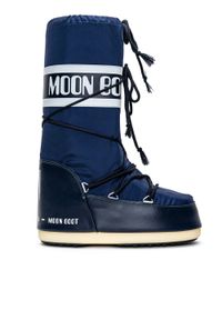 Buty zimowe damskie Moon Boot Nylon (14004400-002). Kolor: niebieski. Materiał: nylon. Sezon: zima #2
