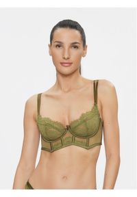 Hunkemöller Biustonosz braletka Amelie Ud Ll 203526 Zielony. Kolor: zielony