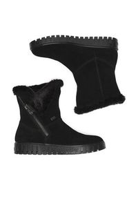 Rieker Botki Y3470-00 Czarny. Kolor: czarny. Materiał: zamsz, skóra #6