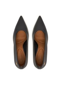 TOMMY HILFIGER - Tommy Hilfiger Czółenka Th Smooth Leather Pump FW0FW08960 Czarny. Kolor: czarny. Materiał: skóra #4