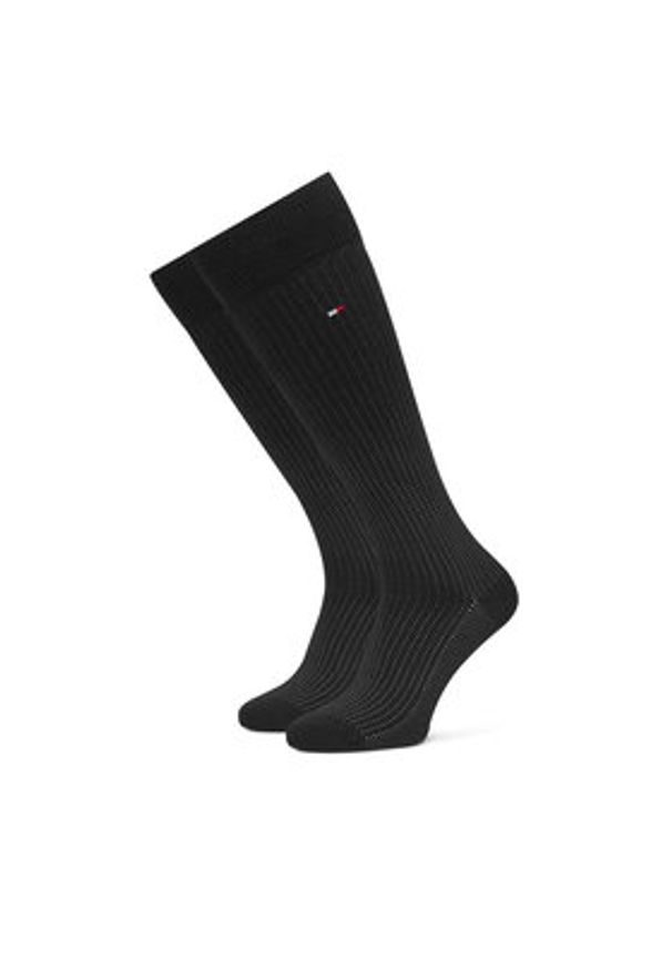 TOMMY HILFIGER - Tommy Hilfiger Skarpety długie 701235378 Czarny. Kolor: czarny. Materiał: bawełna