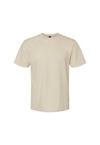 GILDAN - Koszulka Unisex Dla Dorosłych Softstyle Midweight. Kolor: beżowy. Materiał: bawełna. Sport: turystyka piesza