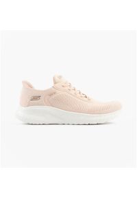 skechers - Buty sportowe sneakersy damskie Skechers Bobs Squad. Kolor: różowy