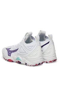 Mizuno Buty halowe Wave Momentum 3 Mid V1GC2317 Biały. Kolor: biały. Materiał: materiał. Model: Mizuno Wave #4