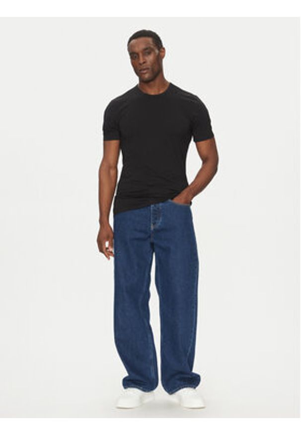 Calvin Klein Underwear Komplet 3 t-shirtów LV00NB4185 Czarny Regular Fit. Kolor: czarny. Materiał: bawełna, syntetyk