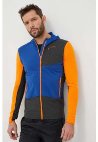 Viking bluza sportowa Tacoma kolor niebieski z kapturem wzorzysta. Typ kołnierza: kaptur. Kolor: niebieski. Materiał: materiał, dzianina. Długość: długie. Styl: sportowy #5