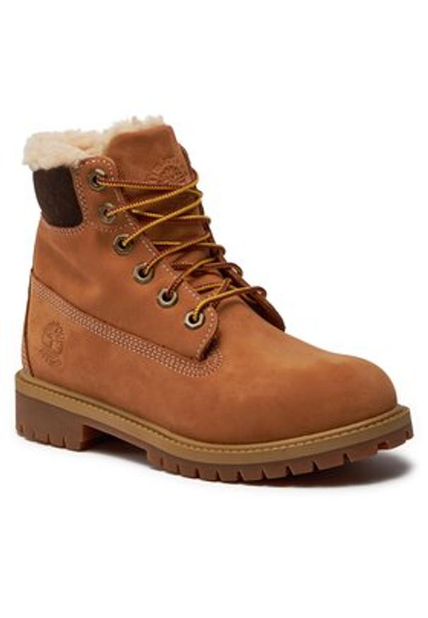 Timberland Trapery 6 In Prm A1BEI/TB0A1BEI2311 Brązowy. Kolor: brązowy. Materiał: skóra, nubuk