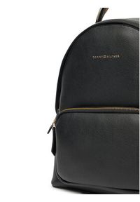 TOMMY HILFIGER - Tommy Hilfiger Plecak Th Logotape Backpack AW0AW17471 Czarny. Kolor: czarny. Materiał: skóra #4