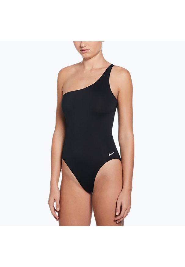 Strój pływacki jednoczęściowy damski Nike Essential Asymmetrical. Kolor: czarny