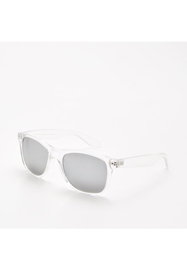 Cropp - Okulary przeciwsłoneczne - Biały. Kolor: biały