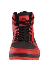 Kappa - Wysokie Buty Treningowe Unisex Dla Dorosłych Z Podszewką Ze Sztucznego Futra. Kolor: czerwony, wielokolorowy, czarny. Materiał: futro. Sport: turystyka piesza