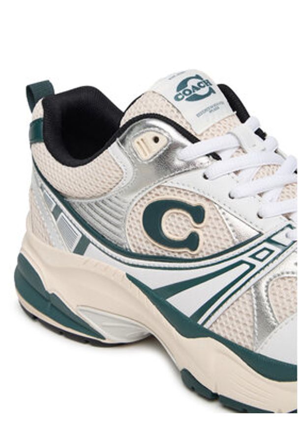 Coach Sneakersy Mesh CAQ29 Écru. Materiał: materiał