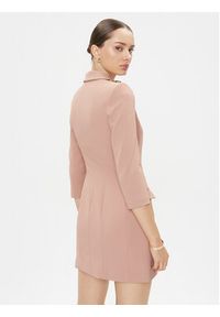 Elisabetta Franchi Sukienka koktajlowa AB-417-36E2-V520 Różowy Regular Fit. Kolor: różowy. Materiał: syntetyk. Styl: wizytowy