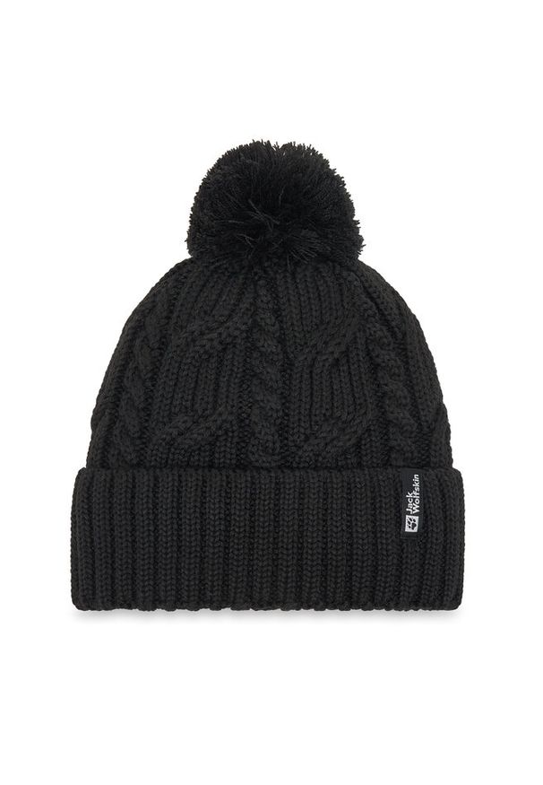 Czapka Jack Wolfskin. Kolor: czarny