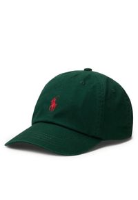 Polo Ralph Lauren Czapka z daszkiem 211912843010 Zielony. Kolor: zielony. Materiał: materiał, bawełna