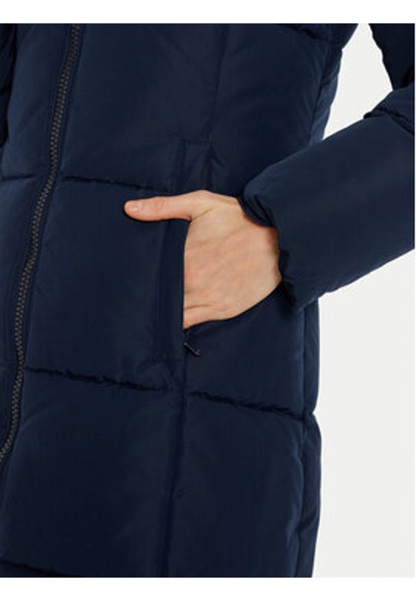 EA7 Emporio Armani Płaszcz zimowy 6DTL01 TN8AZ 1562 Granatowy Regular Fit. Kolor: niebieski. Materiał: syntetyk. Sezon: zima