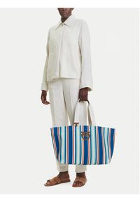 Pinko - PINKO Torebka Shopping Bag Extra PE 25 PLTT 104754 A2G5 Niebieski. Kolor: niebieski #3