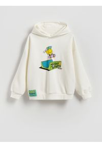 Reserved - Bluza SmileyWorld® - złamana biel. Materiał: bawełna, dzianina #1