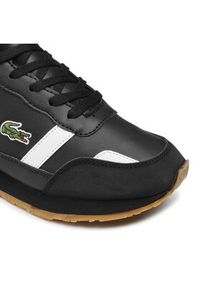 Lacoste Sneakersy Partner 0121 1 Suj 7-42SUJ0001312 Czarny. Kolor: czarny. Materiał: skóra