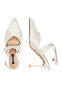 Nine West Szpilki CEO-259-73 02 Écru. Kolor: kremowy. Materiał: materiał. Obcas: na szpilce #2