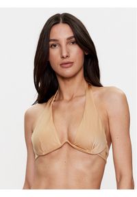 Guess Góra od bikini E3GJ14 KBNI0 Brązowy. Kolor: brązowy. Materiał: syntetyk