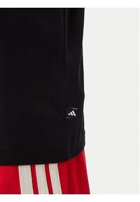 Adidas - adidas T-Shirt Mini Embroidery Basketball Graphic KB2526 Czarny Regular Fit. Kolor: czarny. Materiał: bawełna #3