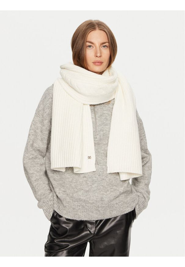 Guess Szalik 4BGZ03 5618Z Biały. Kolor: biały. Materiał: materiał