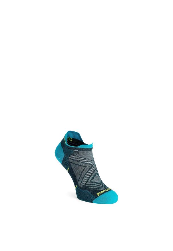 Skarpety do biegania damskie Smartwool Run Zero Cushion Low Ankle Socks. Kolor: niebieski. Sport: bieganie
