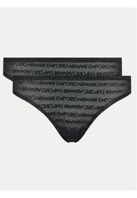 Emporio Armani Underwear Komplet stringów 163333 3F204 00020 Czarny. Kolor: czarny. Materiał: syntetyk