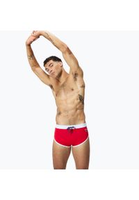 Kąpielówki męskie Speedo Jetstream Retro Logo Brief. Kolor: czerwony