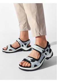 ecco - ECCO Sandały OFFROAD 06956360563 Niebieski. Kolor: niebieski. Materiał: skóra #6