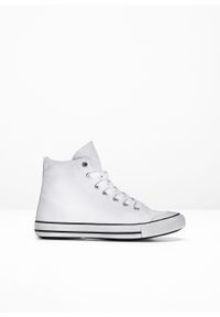 Wysokie sneakersy bonprix biały. Kolor: biały. Materiał: materiał, syntetyk #6