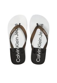 Calvin Klein Jeans Japonki Beach Sandal Flatform Monologo YW0YW01617 Czarny. Kolor: czarny #6