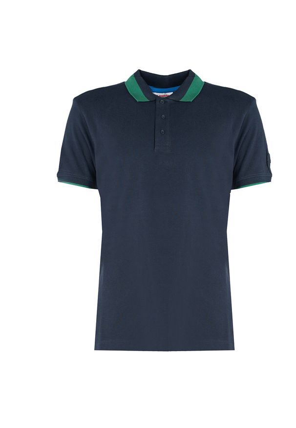 Invicta Koszulka Polo | 4452240 / U | Mężczyzna | Granatowy. Okazja: na co dzień. Typ kołnierza: polo. Kolor: niebieski. Materiał: bawełna. Długość rękawa: krótki rękaw. Wzór: aplikacja. Styl: casual, klasyczny